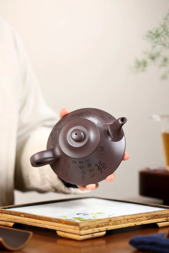 紫砂壺雲爐收藏級天青泥工藝美術師製造 1