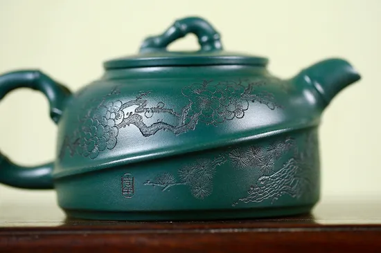 紫砂壺 腰竹款 收藏級手工製造 1