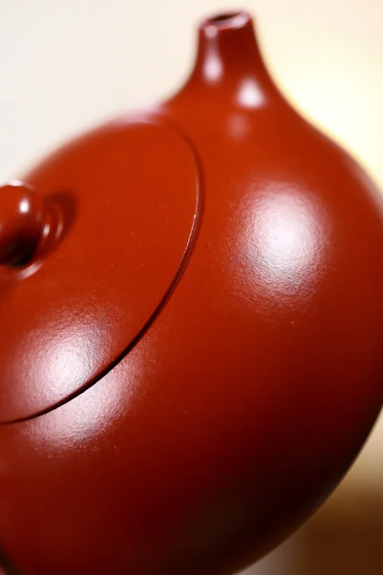 紫砂壺 扁西施套組 大紅袍 泥料保真 2