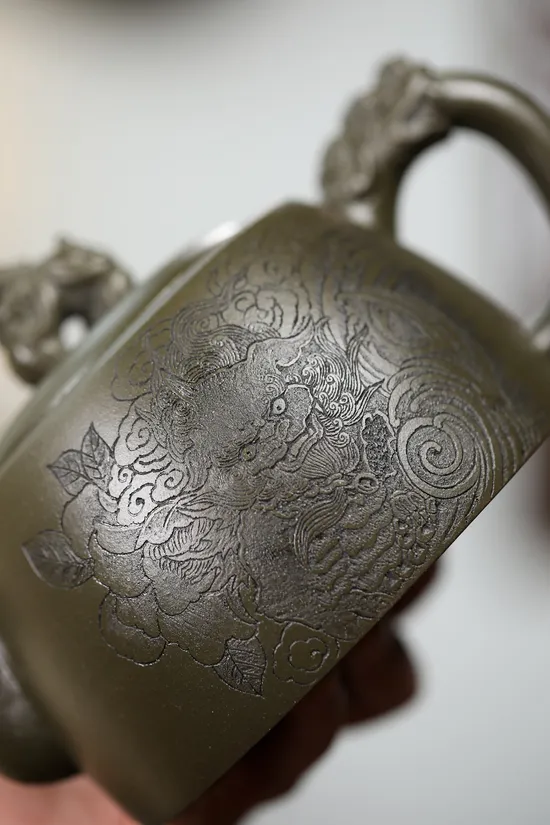 紫砂壺天賜福瑞國高工佳作手工製作 1