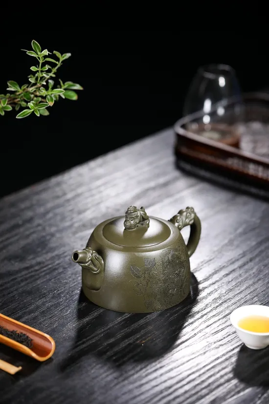 紫砂壺天賜福瑞國高工佳作手工製作 2