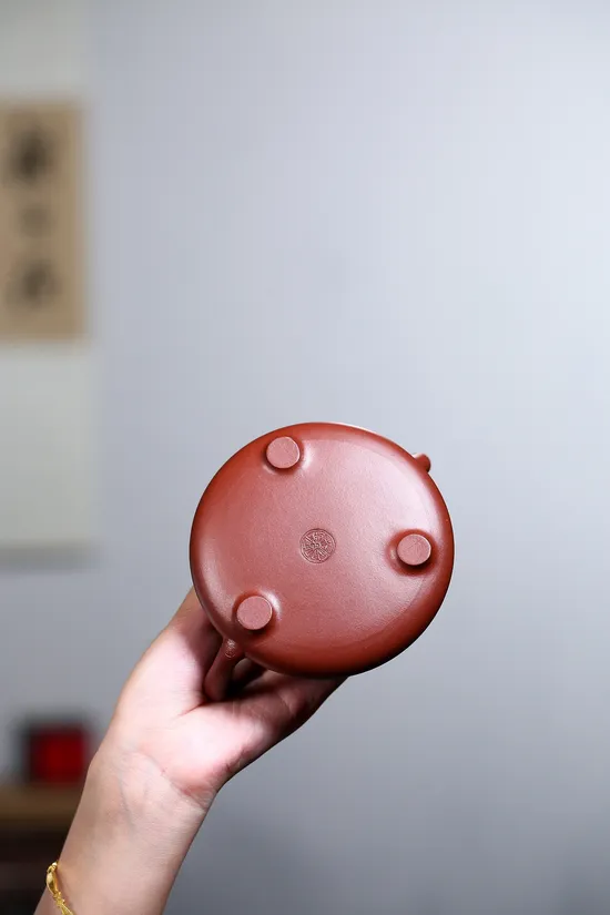 經典瞿子冶石瓢紫砂壺｜楊軍保老師製｜原礦底槽清 1