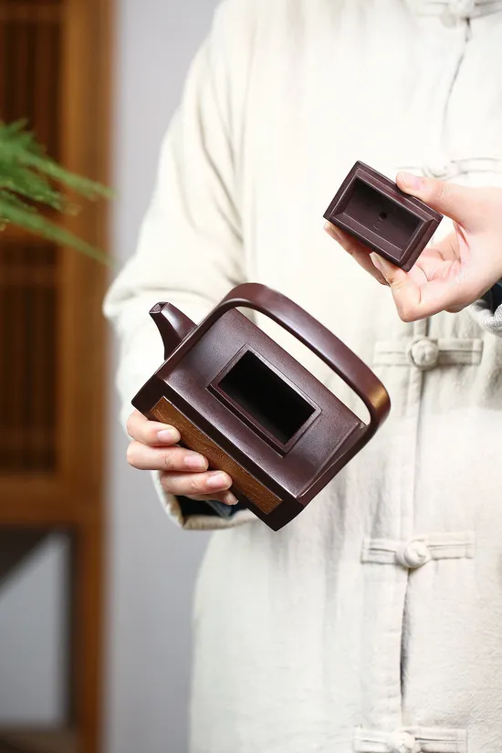 紫砂壺 玉帶提樑 史福棠手工創作 1