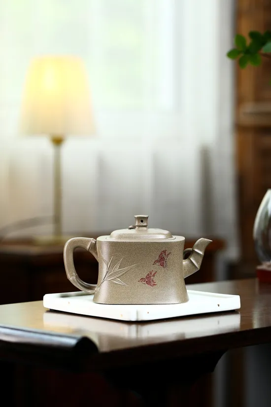 高工黃衛民紫砂壺四方竹意收藏投資 2