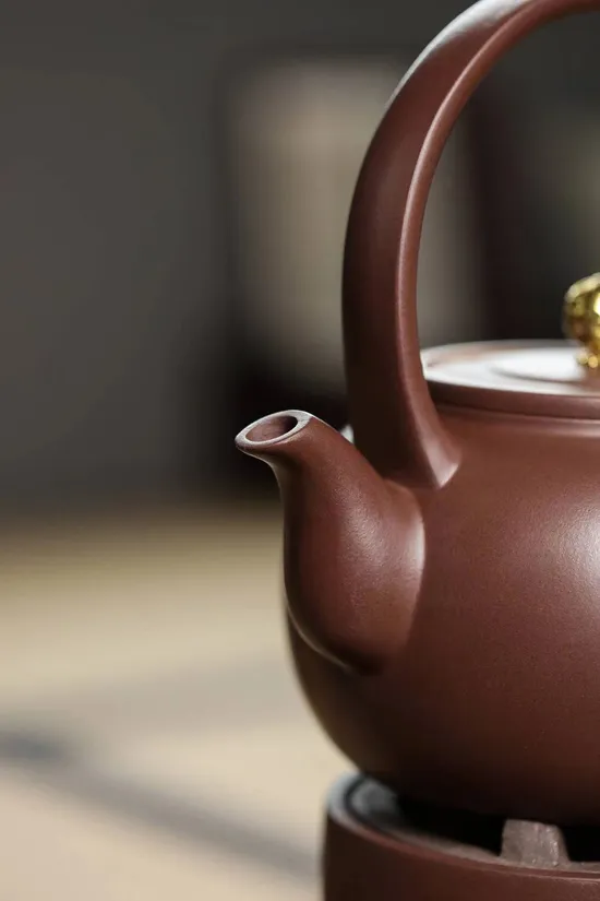 紫砂養生燒水壺 煮茶泡茶一壺三用 1