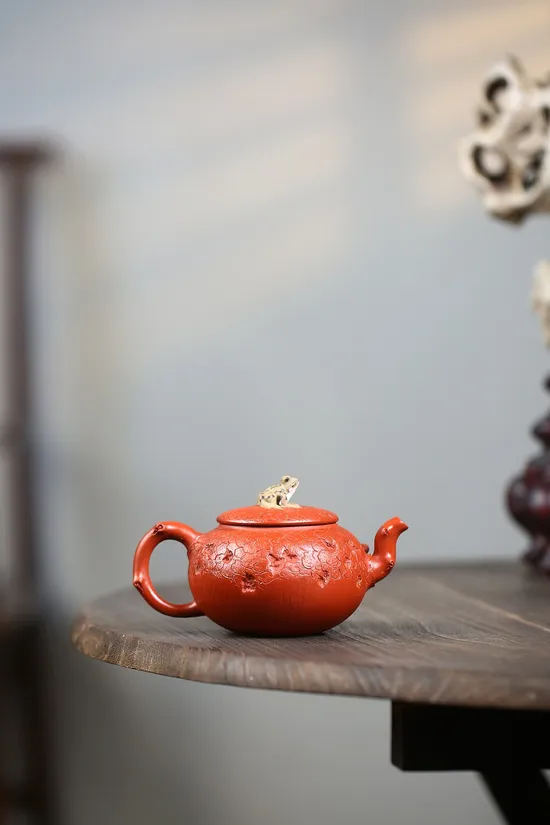 紫砂壺松風蛙鳴 高階工藝美術師手工製作 1