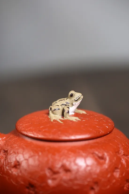 紫砂壺松風蛙鳴 高階工藝美術師手工製作 2