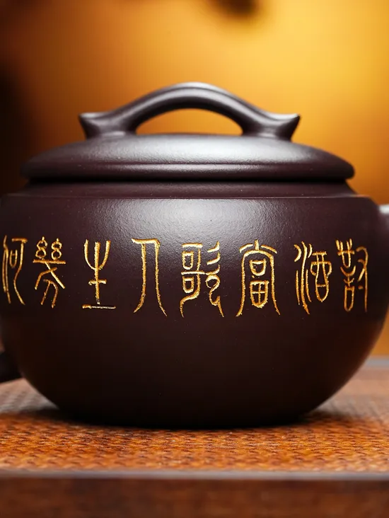 紫砂壺漢瓦範建新國工精品黑金砂手工製作 2