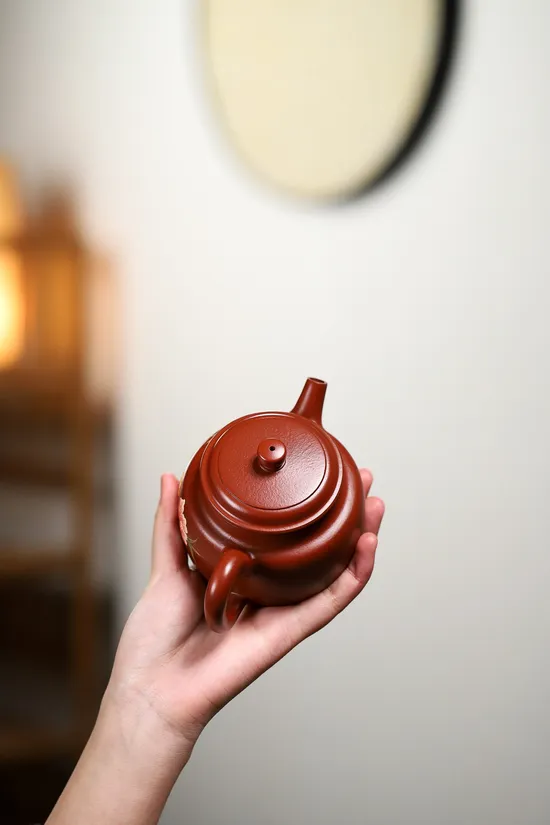 楊鵬老師全手工德鐘紫砂壺大紅袍 1