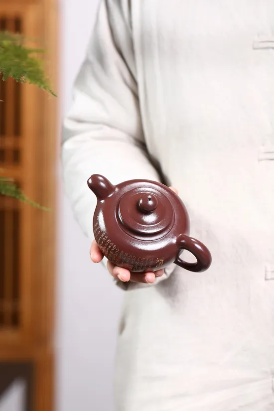 紫砂壺收藏級作品【恆古】原礦君山壪紫泥手工製作 1