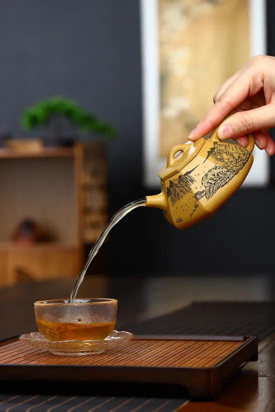 紫砂壺手工製作收藏級八方石瓢 2