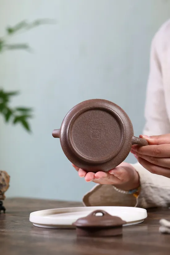 紫砂壺山水石瓢高工佳作收藏級茶具 2