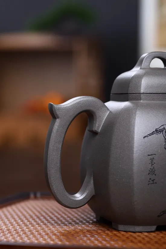 何其仙福臨八方紫砂壺手工製壺國藝大師作品 2