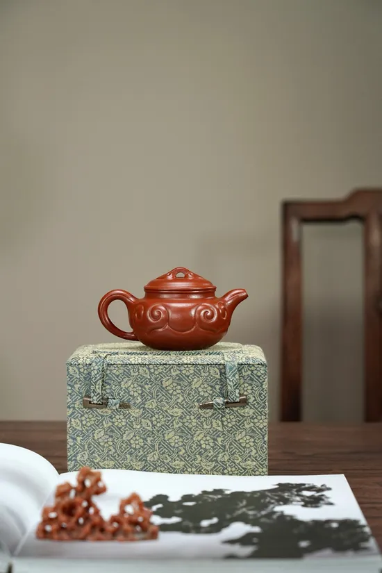 全手工仿古如意紫砂壺 1