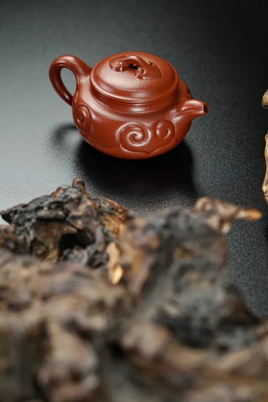 全手工仿古如意紫砂壺 2