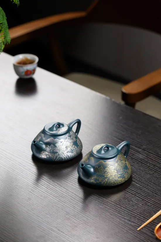 楊軍保老師錯金銀紫砂壺｜高品質手工藝品 2