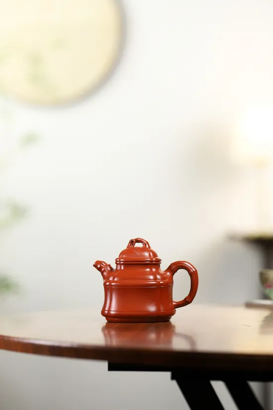 楊軍保老師全手工紫砂壺 250cc 大紅袍泥料 2