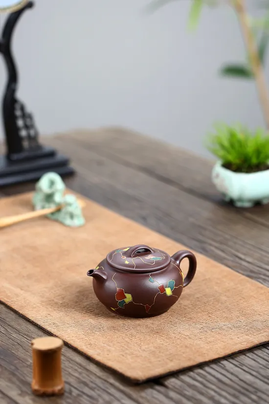 紫砂壺圓韻國藝師鮑玉華手工製作 1