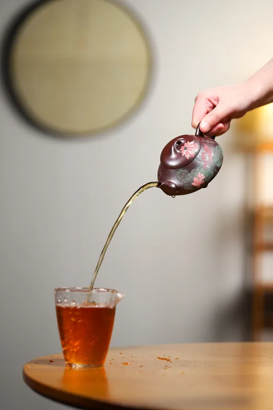 楊軍保三證書漢棠石瓢紫砂壺金龍血200cc 2