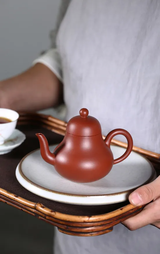 紫砂壺思亭柯俊芬原礦大紅袍200cc茶具 2