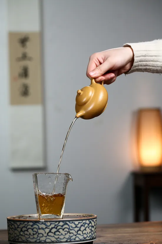 紫砂壺 黃金朱泥 千兩黃金一兩泥 全手工華穎120cc 1