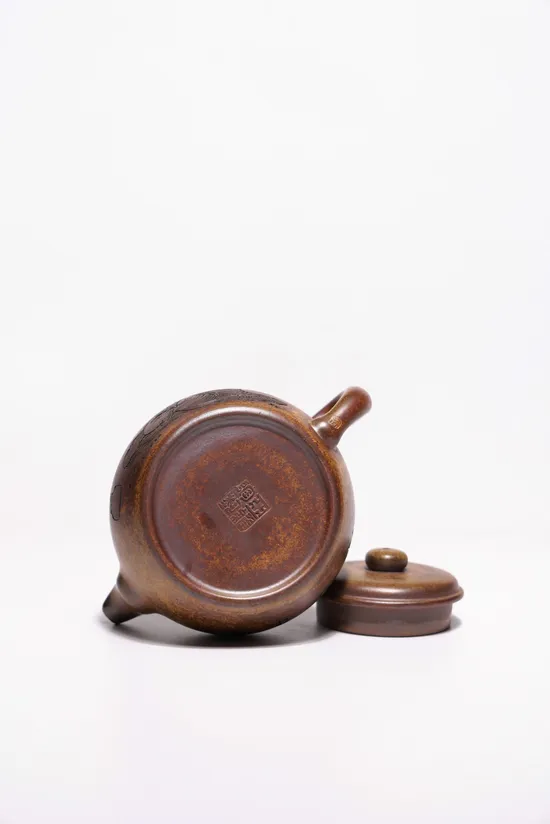 紫砂壺德鐘款手工製作顧脈徐門傳人吳亞維作品 2