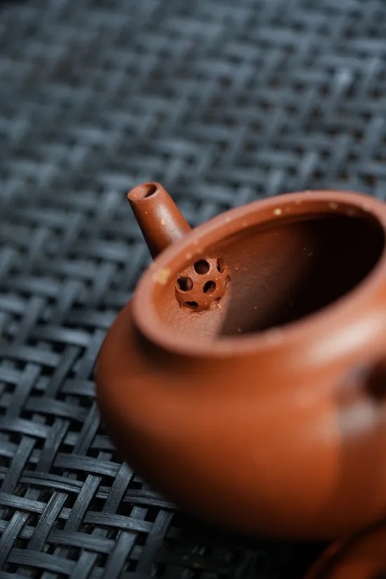 紫砂壺繁星系列宮燈朱泥120cc茶具 1