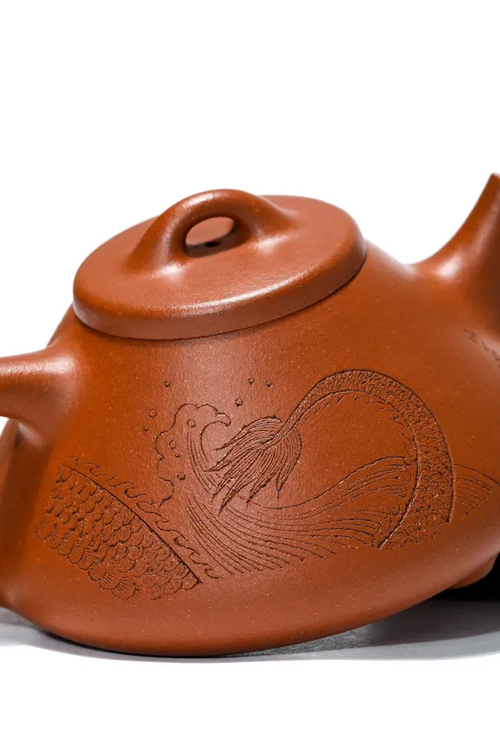 紫砂壺子冶石瓢250cc寶山降坡老料朱永強高工製作 1