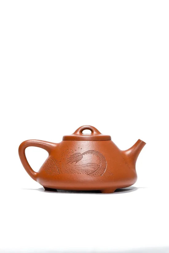 紫砂壺子冶石瓢250cc寶山降坡老料朱永強高工製作 2