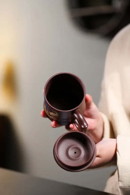 紫砂壺 紫泥手工製作 400cc 傳統茶具 1