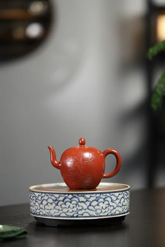 紫砂壺美人肩梅花款國工精品 1