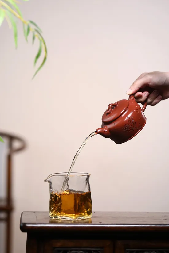 紫砂壺如意德鐘高工佳作原礦大紅袍260cc 1
