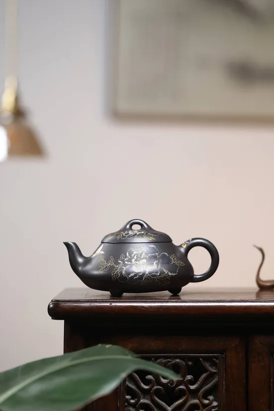漢棠石瓢紫砂壺 精品高工佳作 280cc 高品質茶具 1