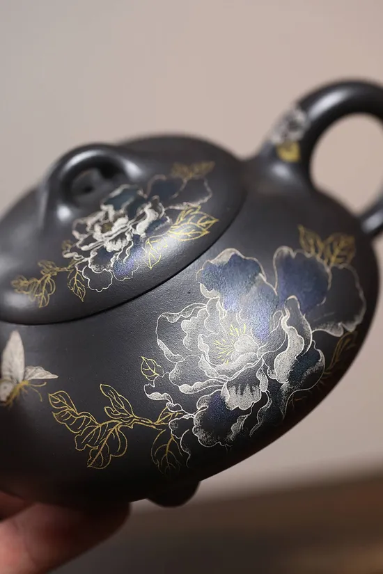 漢棠石瓢紫砂壺 精品高工佳作 280cc 高品質茶具 2