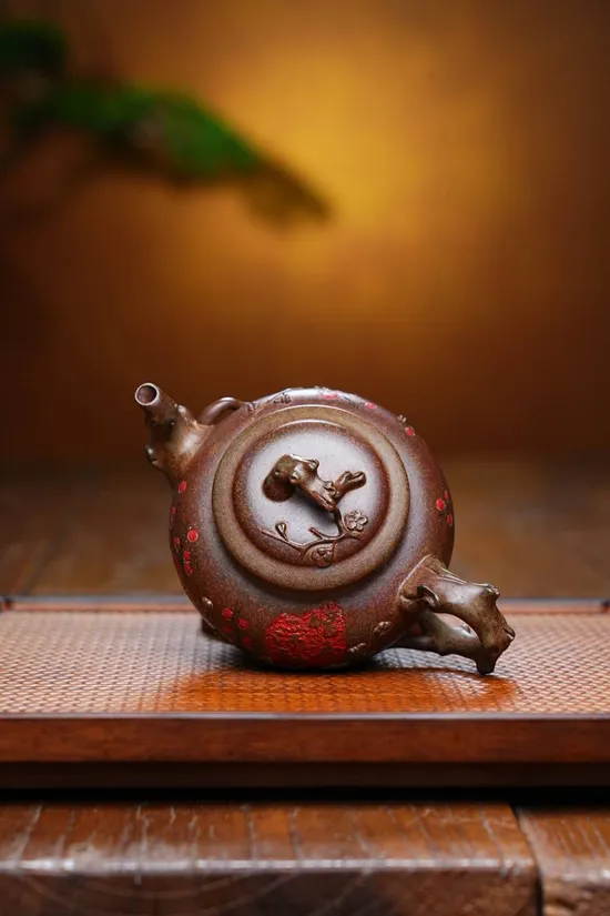 紫砂壺梅報春｜範建新創作工藝美術師 1