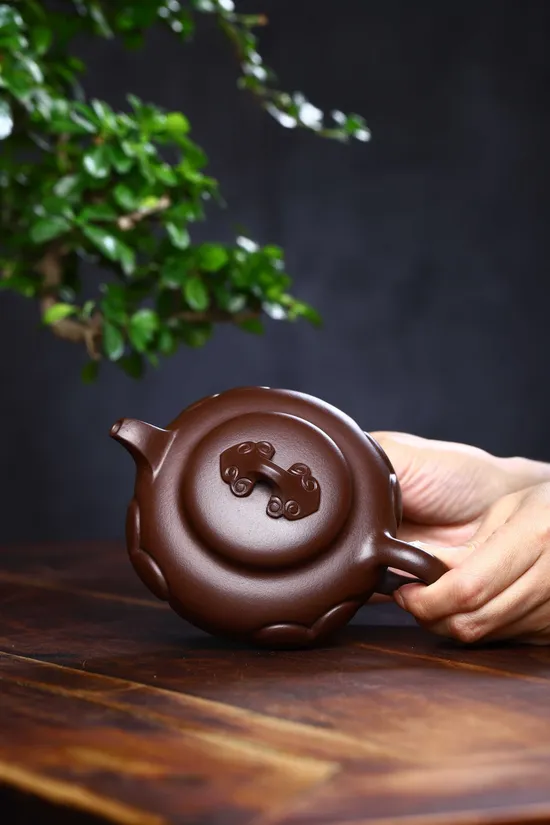 紫砂壺石紅泥王老師手工製作高品質茶具 1