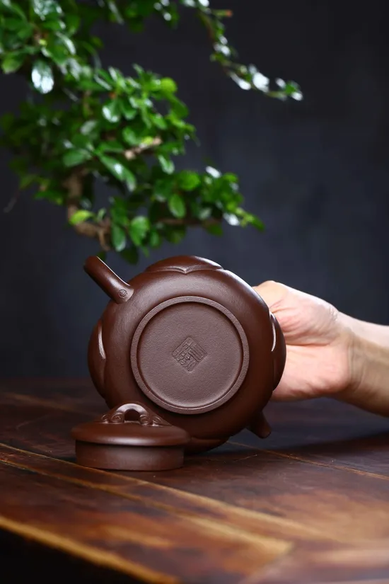 紫砂壺石紅泥王老師手工製作高品質茶具 2