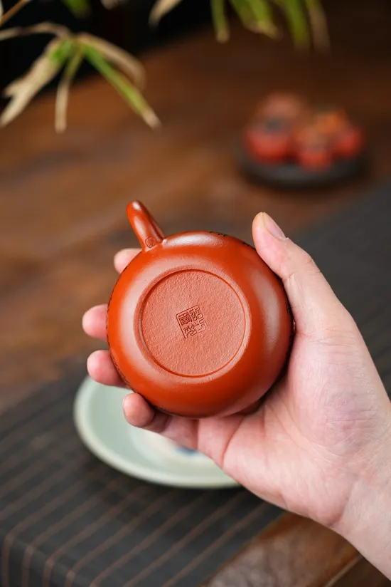 紫砂壺西施款手工製作原礦朱泥大紅袍 1
