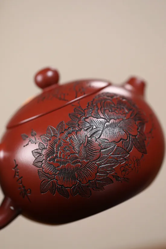 紫砂壺西施款三工合作正高佳作 2