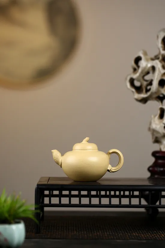 紫砂壺茄瓜鮑玉華手工製作 1