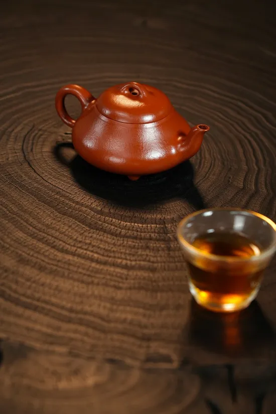 全手工漢棠石瓢經典紫砂壺 紅泥170cc實用茶具 1