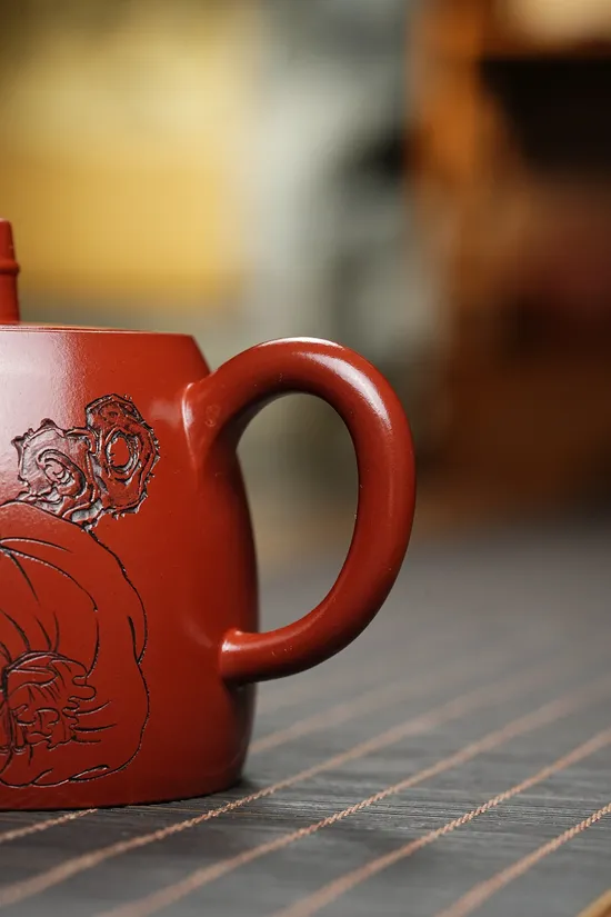 紫砂壺漢鐸收藏級朱泥茶具 2