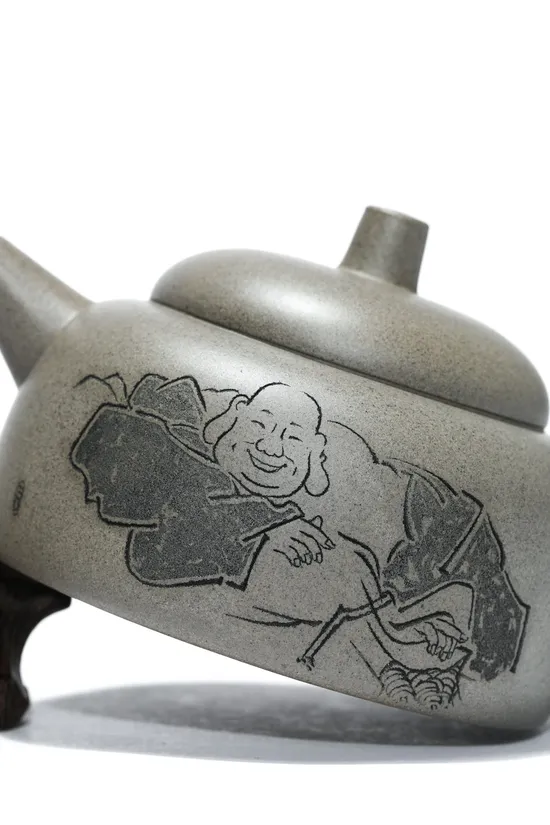 紫砂壺百衲國家工藝美術師王雅麗原礦砂皮200cc 2