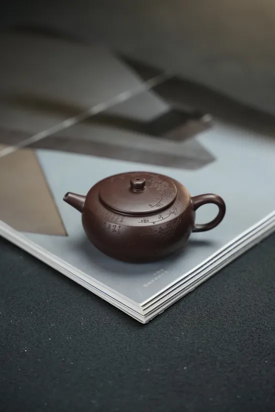 歸樸小精品紫砂壺150cc老紫料慕古潤澤 1