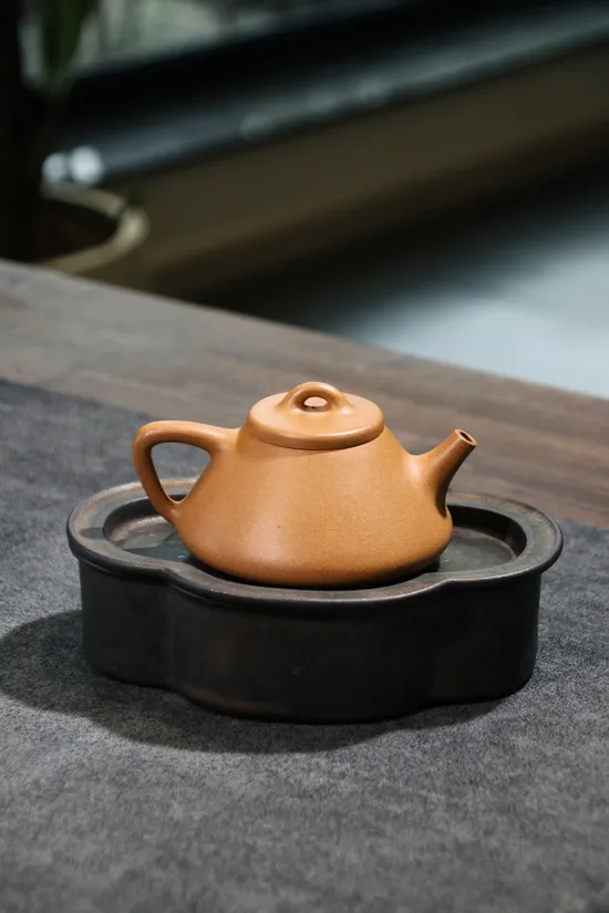 紫砂壺子冶石瓢全手工製作收藏品 2