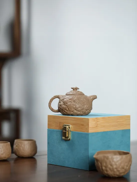 紫砂壺供春套組手工製造老段泥茶具 1