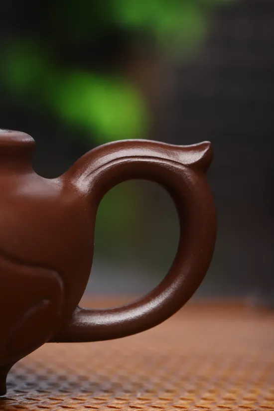 紫砂壺石紅料手工製作 王老師親製稀有茶具 2