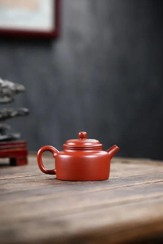 德鐘紫砂壺國藝大師手工製作原礦大紅袍170cc 1