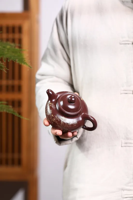 紫砂壺收藏級作品蓮子 張國偉創作 2