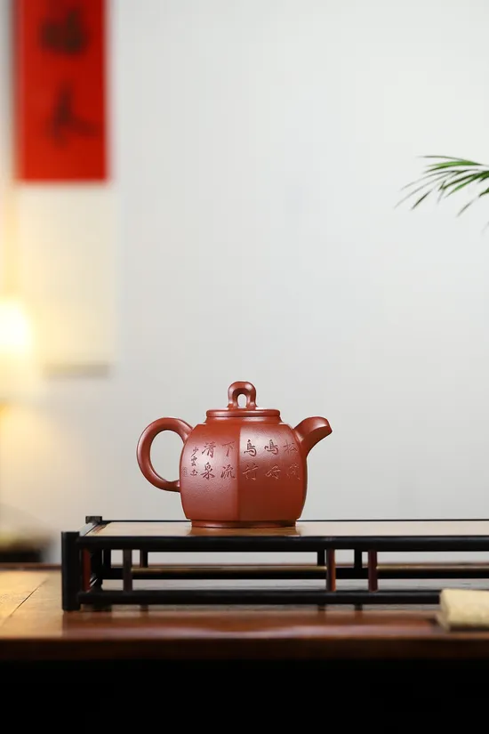 紫砂壺手工製作 高品質茶具 經典道洪六方 1
